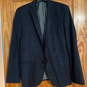 DARK GREY/DARK BLUE CHECKERED BEN SHERMAN SUIT